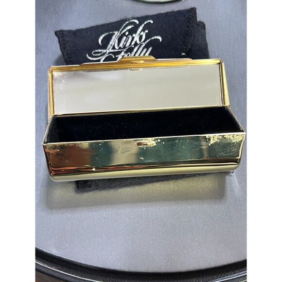 Vintage Kirks Folly Powder Compact and Lipstick Tube Holder With Mirror - Picture 6 of 7